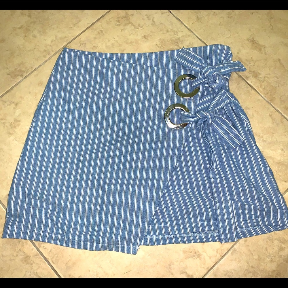 Mint Vanilla: Blue & White Skirt Size 6